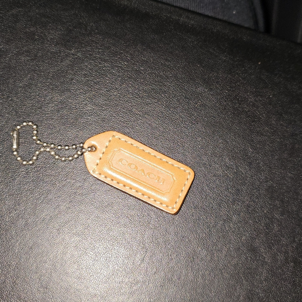 Coach Leather Tag